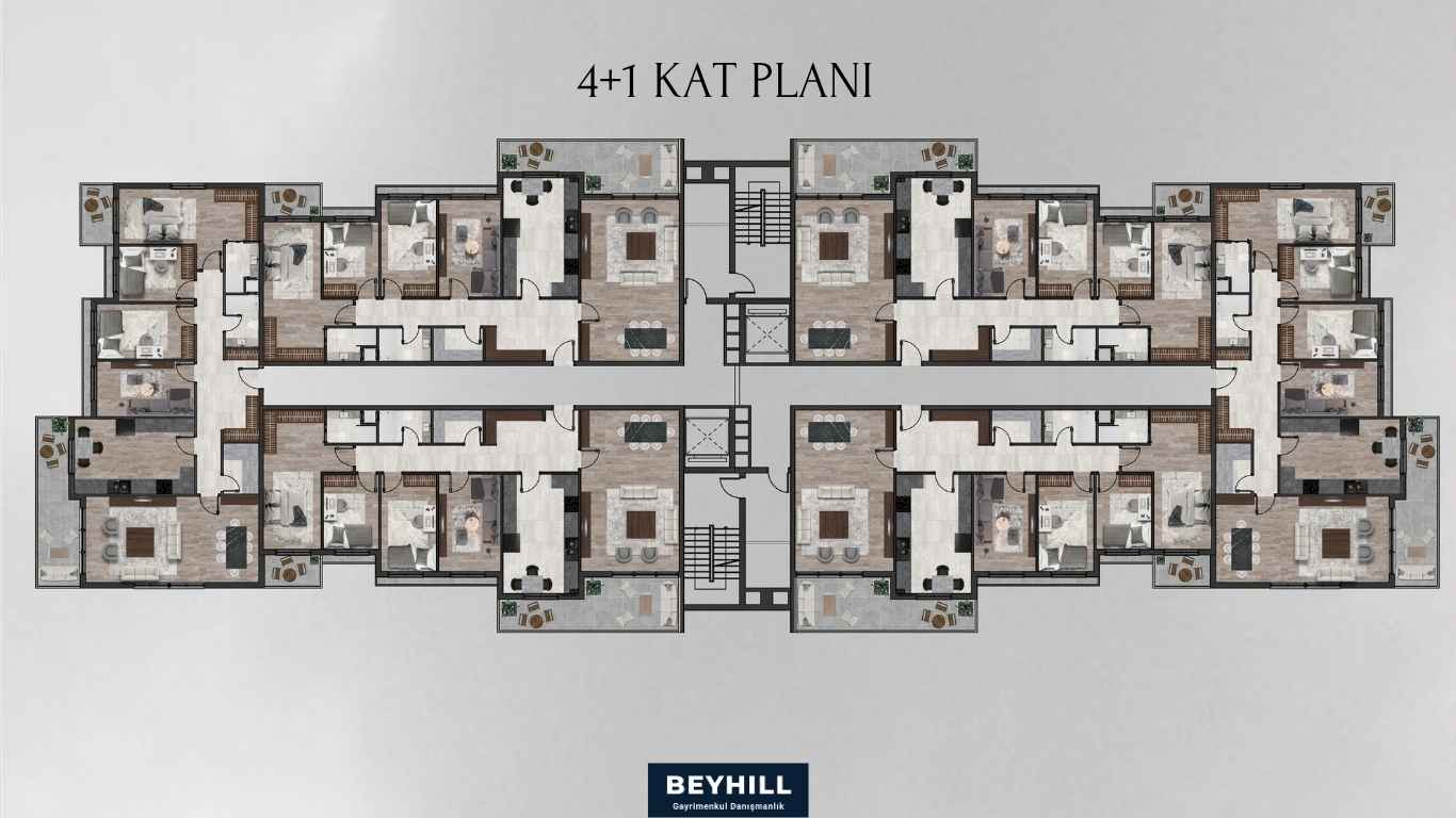 ORION TOWERS İNCEK | 1+1 – 4+1 GENİŞ DAİRE SEÇENEKLERİ - 13